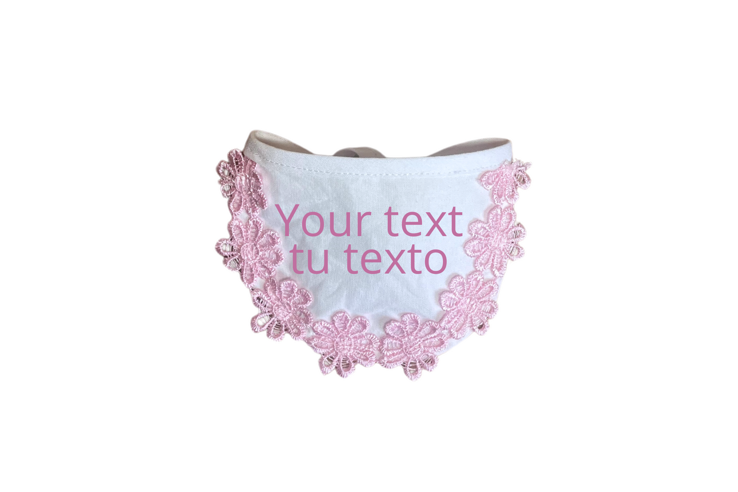 Bandana Babero Bibi- Flores rosas
